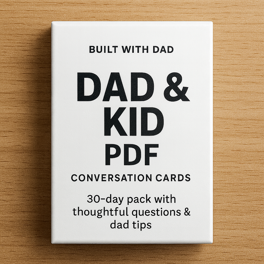 Dad & Kid Conversation Cards - PDF