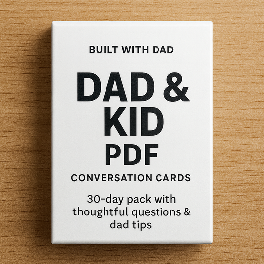 Dad & Kid Conversation Cards - PDF